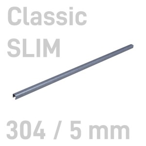 Kanał oklejany - O.CHANNEL Classic SLIM - 304 mm (A3+ poziomo, A4+ pionowo) - 5mm - 10 sztuk SZARY OPUS