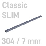 Kanał oklejany - O.CHANNEL Classic SLIM - 304 mm (A3+ poziomo, A4+ pionowo) - 7mm - 10 sztuk SZARY OPUS 