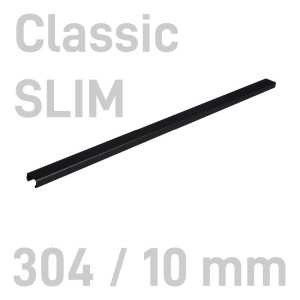 Kanał oklejany - O.CHANNEL Classic SLIM - 304 mm (A3+ poziomo, A4+ pionowo) - 10mm - 10 sztuk CZARNY OPUS