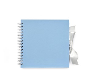 Album do zdobienia  BŁĘKITNY 35 kartek 205x205mm - Galeria Papieru