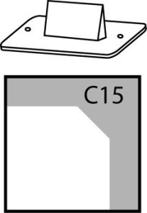Nóż C15 / 15mm O.CORNER CUTTER+ BLADE OPUS