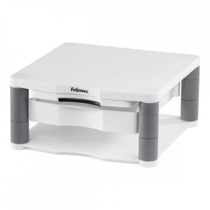 Fellowes Podstawa pod monitor szufladą i copyholderem szara # 5 lat gwarancji 