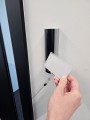 Mechanizm ściągający z klipsem Dovre - CZARNY www.niszczarka.net