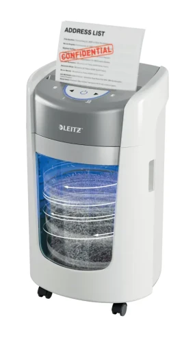 Niszczarka Leitz IQ OptiMax Home Office 225 ścinki 2x15mm P-5 www.niszczarka.net
