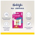 Etykiety naklejki na ubrania AVERY, ETVET36A - 2 arkusze - 36 etykiet - kolorowe www.niszczarka.net