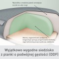 Stołek Leitz Ergo Active, z wygodnym siedziskiem do balansowania, na kółkach - Szaro-czarny www.niszczarka.net