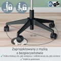 Stołek Leitz Ergo Active, z wygodnym siedziskiem do balansowania, na kółkach - Szaro-czarny www.niszczarka.net