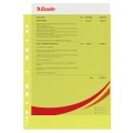 Koszulki na dokumenty Esselte - format A4 / 55mic / opk 10szt, krystaliczne - żółty www.niszczarka.net