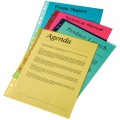 Koszulki na dokumenty Esselte - format A4 / 55mic / opk 10szt, krystaliczne - żółty www.niszczarka.net
