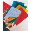Koszulki na dokumenty Esselte - format A4 / 55mic / opk 10szt, krystaliczne - żółty www.niszczarka.net