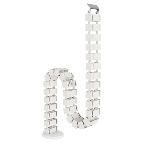 Organizator kabli, osłona kabli Fellowes CableSpine ze zintegrowanym magnesem do biurek z regulacją wysokości - BIAŁY www.niszczarka.net