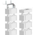 Organizator kabli, osłona kabli Fellowes CableSpine ze zintegrowanym magnesem do biurek z regulacją wysokości - BIAŁY www.niszczarka.net