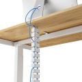 Organizator kabli, osłona kabli Fellowes CableSpine ze zintegrowanym magnesem do biurek z regulacją wysokości - BIAŁY www.niszczarka.net