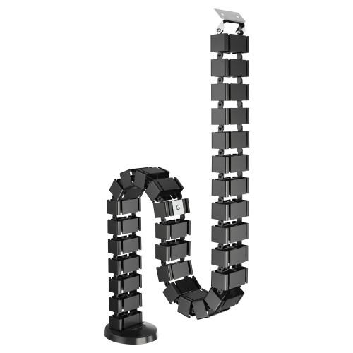 Organizator kabli, osłona kabli Fellowes CableSpine ze zintegrowanym magnesem do biurek z regulacją wysokości - CZARNY  www.niszczarka.net