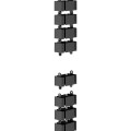 Organizator kabli, osłona kabli Fellowes CableSpine ze zintegrowanym magnesem do biurek z regulacją wysokości - CZARNY  www.niszczarka.net