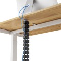 Organizator kabli, osłona kabli Fellowes CableSpine ze zintegrowanym magnesem do biurek z regulacją wysokości - CZARNY  www.niszczarka.net