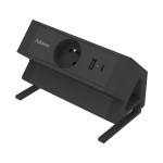 Power Desk Typ E czarny -  listwa zasilająca Fellowes # 5 lat gwarancji