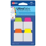 Zakładki indeksujące Avery 74759 Ultra Tabs 25,4 x 38,1 mm, 40 szt. - neonowy: zielony, różowy, pomarańczowy, żółty