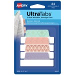 Zakładki indeksujące  Avery 30123 - Ultra Tabs 63,5 x 25,4 mm, 24 szt. - miętowo-złoty, różowo-złoty, różowo-srebrny, fioletowo-miedziany