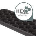 Podkładka przed klawiaturę Fellowes BREYTA - CZARNA z technologią HEX Cushion Technology™_100142575 www.niszczarka.net