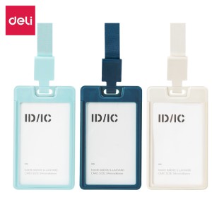 Identyfikator HOLDER Deli EF407 Linfini pionowy + smycz - 1 sztuka