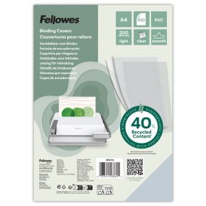 Folia okładka przeźroczysta  A4 200 mic - Fellowes