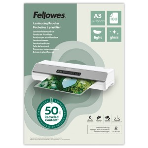 Eco™ Folie do laminacji A3 Light (matowe) ekologiczne – opk. 100  sztuk Fellowes