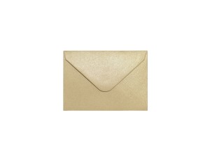 Koperta / koperty ozdobne 70x100mm - PEARL ZŁOTY opk 10szt 150g m2 