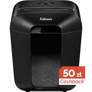 Niszczarka Fellowes LX41 ścinki 4x12mm P-4 # 3 lata gwarancji # Promocja CashBack 50zł - zwrot od Fellowes  