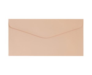Koperta / koperty ozdobne DL GŁADKI BRZOSKWINIOWY opk 10szt 120g/m2
