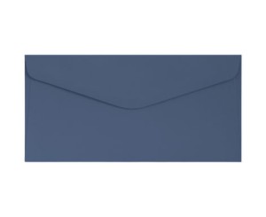Koperta / koperty ozdobne DL GŁADKI GRANATOWY opk 10szt 120g/m2