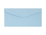 Koperta / koperty ozdobne DL GŁADKI NIEBIESKI satynowany opk 10szt 130g/m2