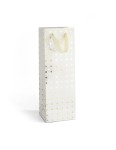 Torebki ozdobne prezentowe Białe, złote romby L 33x10x24 - 5szt./op.