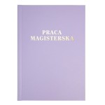 Okładka twarda - O.HARD Modern A (10 mm) 304 x 212 mm (A4+ pionowa) - fioletowy - 10 sztuk - ze złotym tłoczeniem - Praca Magisterska 
