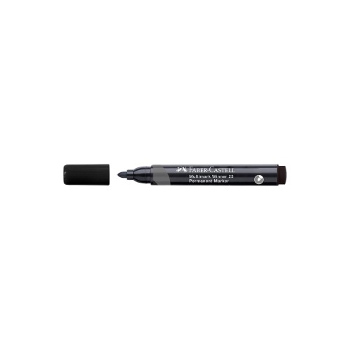Marker Permanentny 23 CZARNY końcówka okrągła FABER-CASTELL www.niszczarka.net