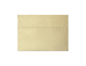 Koperta / koperty ozdobne C6 Pearl Złoty, opakowanie 10szt, 120g/m2