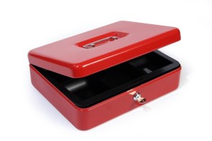 Kasetka na pieniądze ARGO HF-M300A CZERWONA