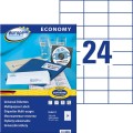 Etykiety uniwersalne Avery Zweckform Economy ELA011 - 70x37 mm A4, 100 arkuszy - białe_www.niszczarka.net