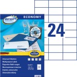 Etykiety uniwersalne Avery Zweckform Economy ELA011 - 70x37 mm A4, 100 arkuszy - białe