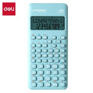 Kalkulator naukowy Deli ED240SR-BL, LonGreen, niebieski - opakowanie 1 sztuka