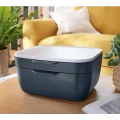 Pojemnik z szufladami Leitz Cosy Aksamitny szary www.niszczarka.net