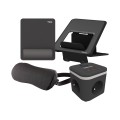 Zestaw ergonomiczny Fellowes – Breyta™ + Ampra™ - CZARNY # 5 lat gwarancji_www.niszczarka.net