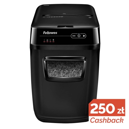 Niszczarka Fellowes AUTOMAX 200M ścinki 2x14mm www.niszczarka.net