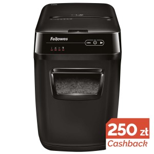 Niszczarka Fellowes AUTOMAX 150C ścinki 4x38mm P-4 # 3 lata gwarancji  # Promocja CashBack 250zł - zwrot od Fellowes     