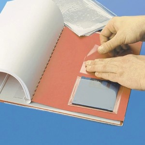 Kieszonki samoprzylepne na dyskietki - O.POCKET Sticky - 90 x 105 mm - opakowanie 10 sztuk OPUS 