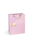 Torebka / torebki ozdobne prezentowe Złote Wzory róż M 25x10x20 cm - opakowanie 5 sztuk