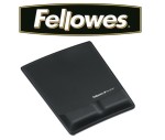 Podkładka żelowa pod mysz i nadgarstek Fellowes Health-V Fabric CZARNA 9181201 # 5 lat gwarancji 