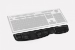 Podkładka żelowa przed klawiaturę Fellowes Health-V Crystal CZARNA 9183201