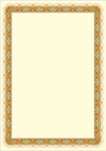 Dyplom ZŁOTO - opk 20 szt A4 - 250g/m2 dyplomy ozdobne