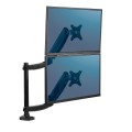 Ramię na 2 monitory Fellowes Platinum Series - pionowe - CZARNE www.niszczarka.net